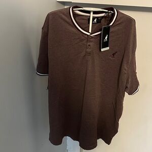 Kangol Polo Shirt with White Accents size XXL